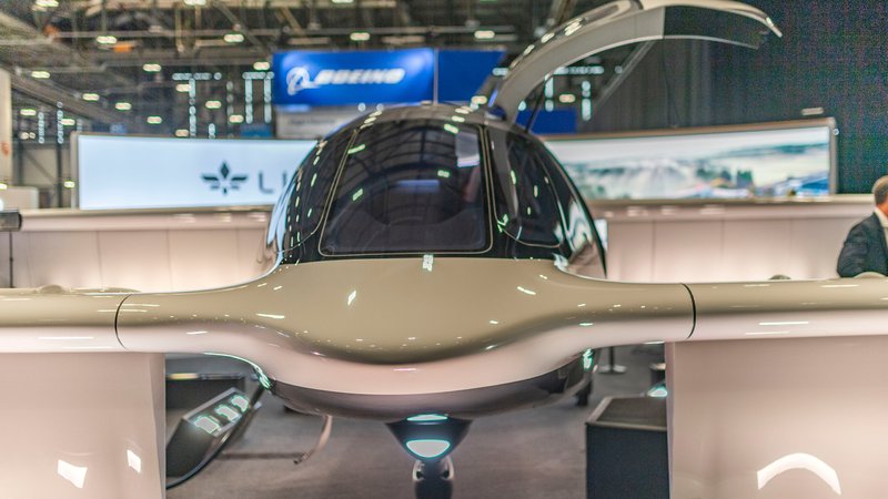 Ein Lilium-Jet | Bild: picture alliance / ZUMAPRESS.com | Eric Dubost Ein Lilium-Jet