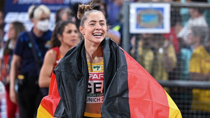 Sprinterin Gina Lückenkemper | Bild: picture-alliance/dpa Sprinterin Gina Lückenkemper