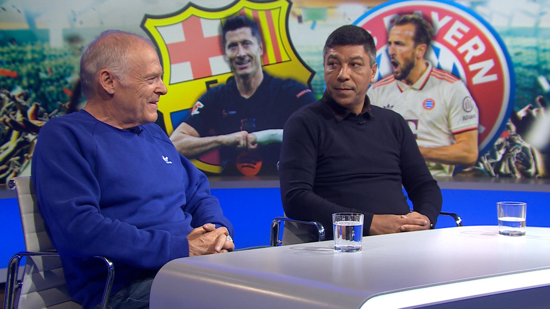 Hermann Gerland und Giovane Elber bei Blickpunkt Sport