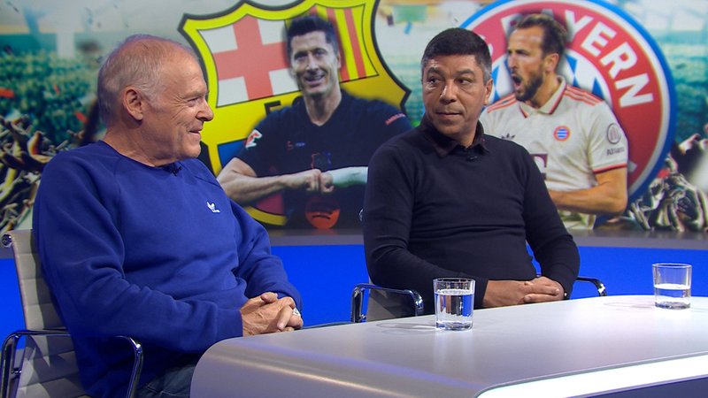 Hermann Gerland und Giovane Elber bei Blickpunkt Sport | Bild: BR Hermann Gerland und Giovane Elber bei Blickpunkt Sport