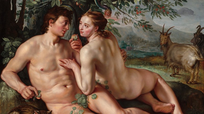 The Fall of Man, 1616 von Hendrick Goltzius | Bild: picture alliance / Heritage Art/Heritage Images | Hendrik Goltzius The Fall of Man, 1616 von Hendrick Goltzius