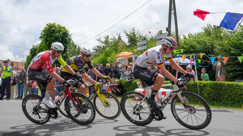 Vorne Zimmermann Georg (Deutschland / Team Intermarche - Wanty) | Bild: picture alliance / Roth / CV-SG | Roth Vorne Zimmermann Georg (Deutschland / Team Intermarche - Wanty)