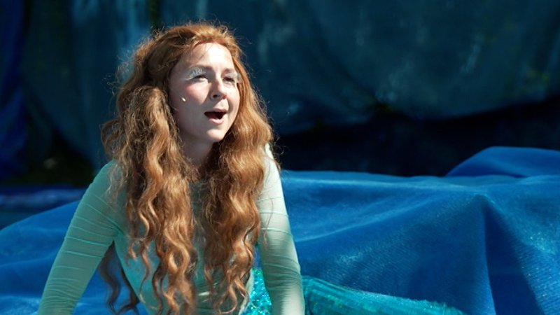 Szene aus dem Musical "Die kleine Meerjungfrau"