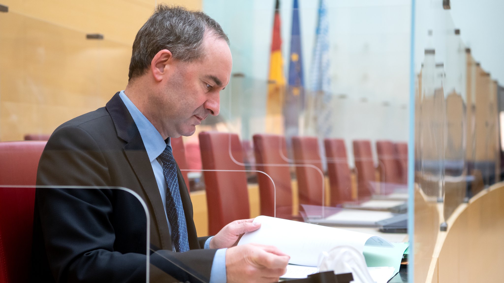 Minister Aiwanger im Landtag (Archivbild)