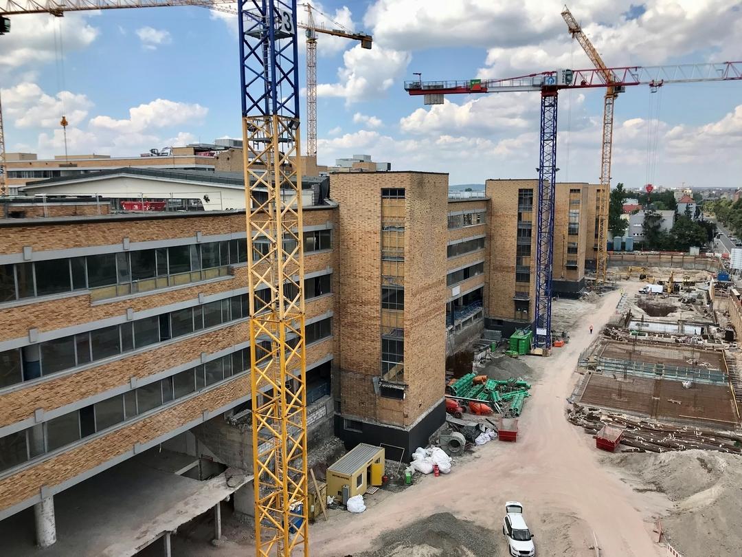 Nürnberg – Baustelle ehemaliges Quelle-Gelände. 