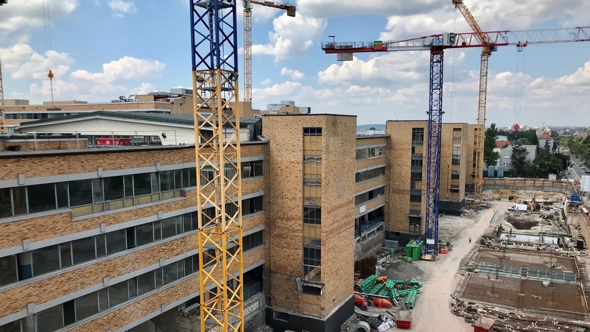 Nürnberg – Baustelle ehemaliges Quelle-Gelände. 