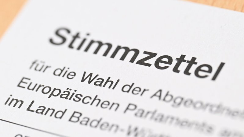 Wahlzettel Wahlen Europa | Bild: dpa-Bildfunk/Bernd Weißbrod Wahlzettel Wahlen Europa