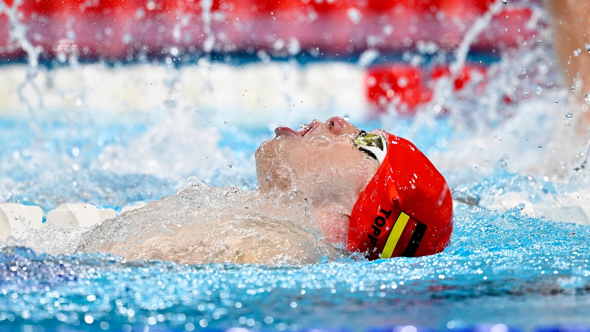 Medaillensatz komplett: Josia Topf holt Bronze über 50 Meter