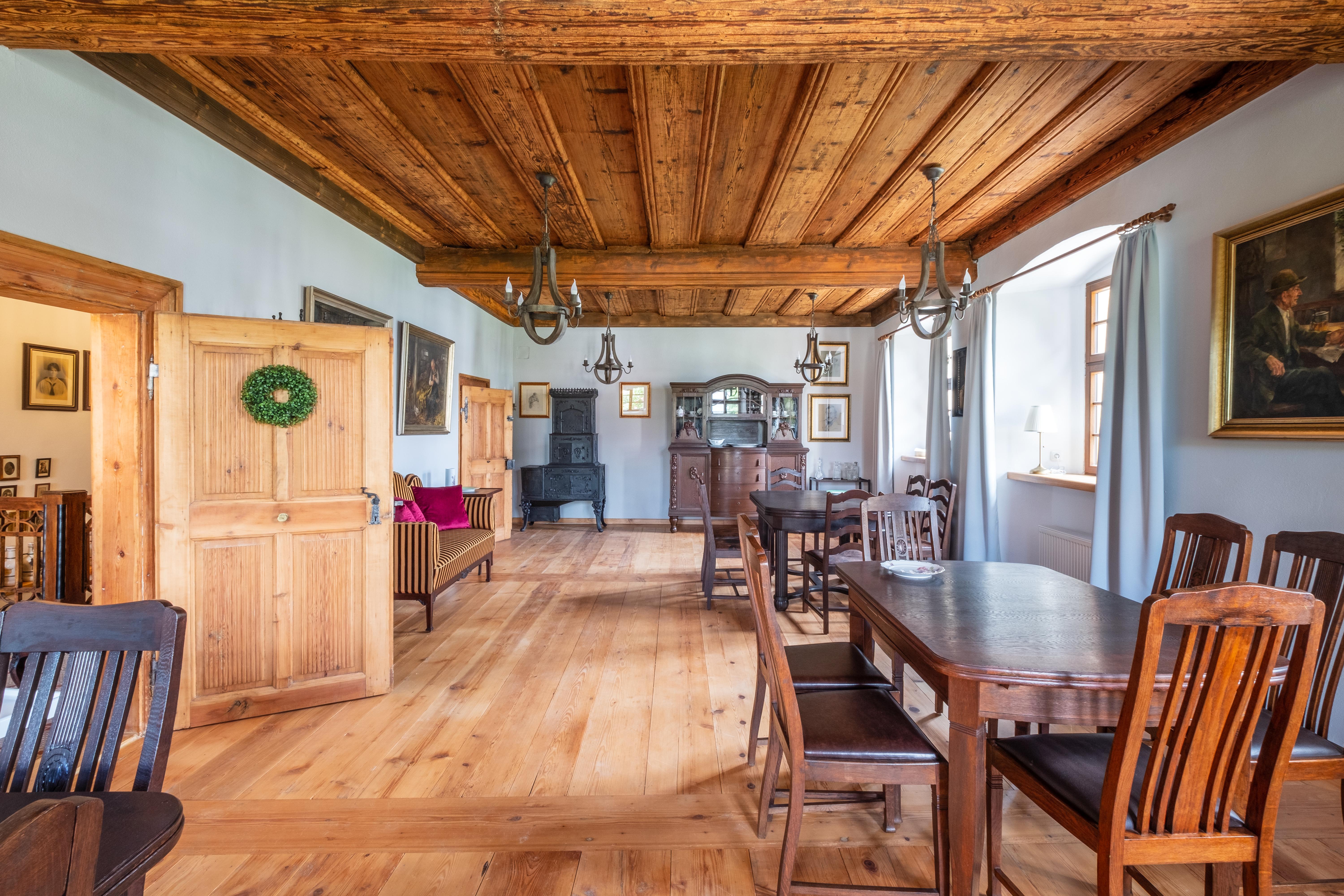 Stube des Gasthofs "Zum Goldenen Löwen" in Marktredwitz im Landkreis Wunsiedel.
