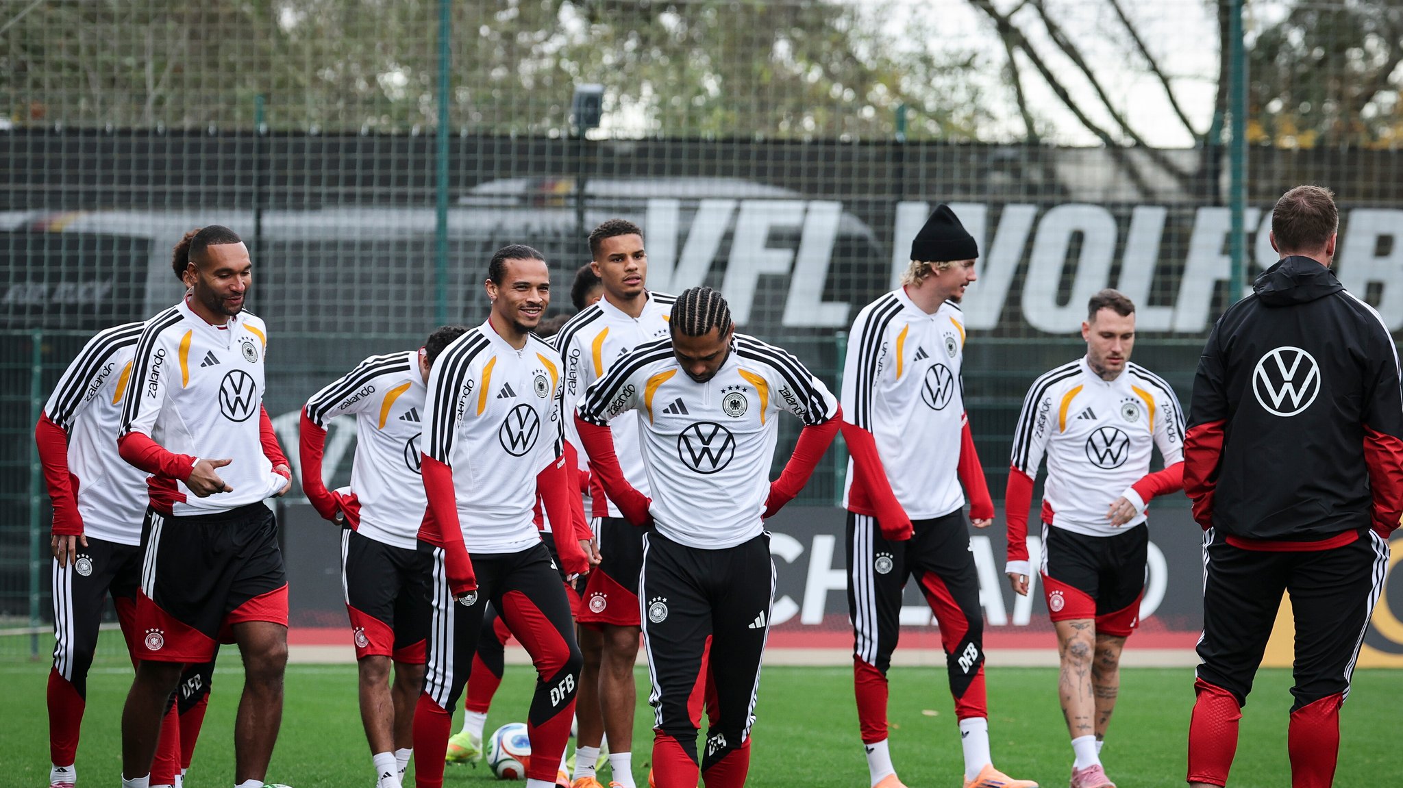 Deutsche Nationalmannschaft beim Training