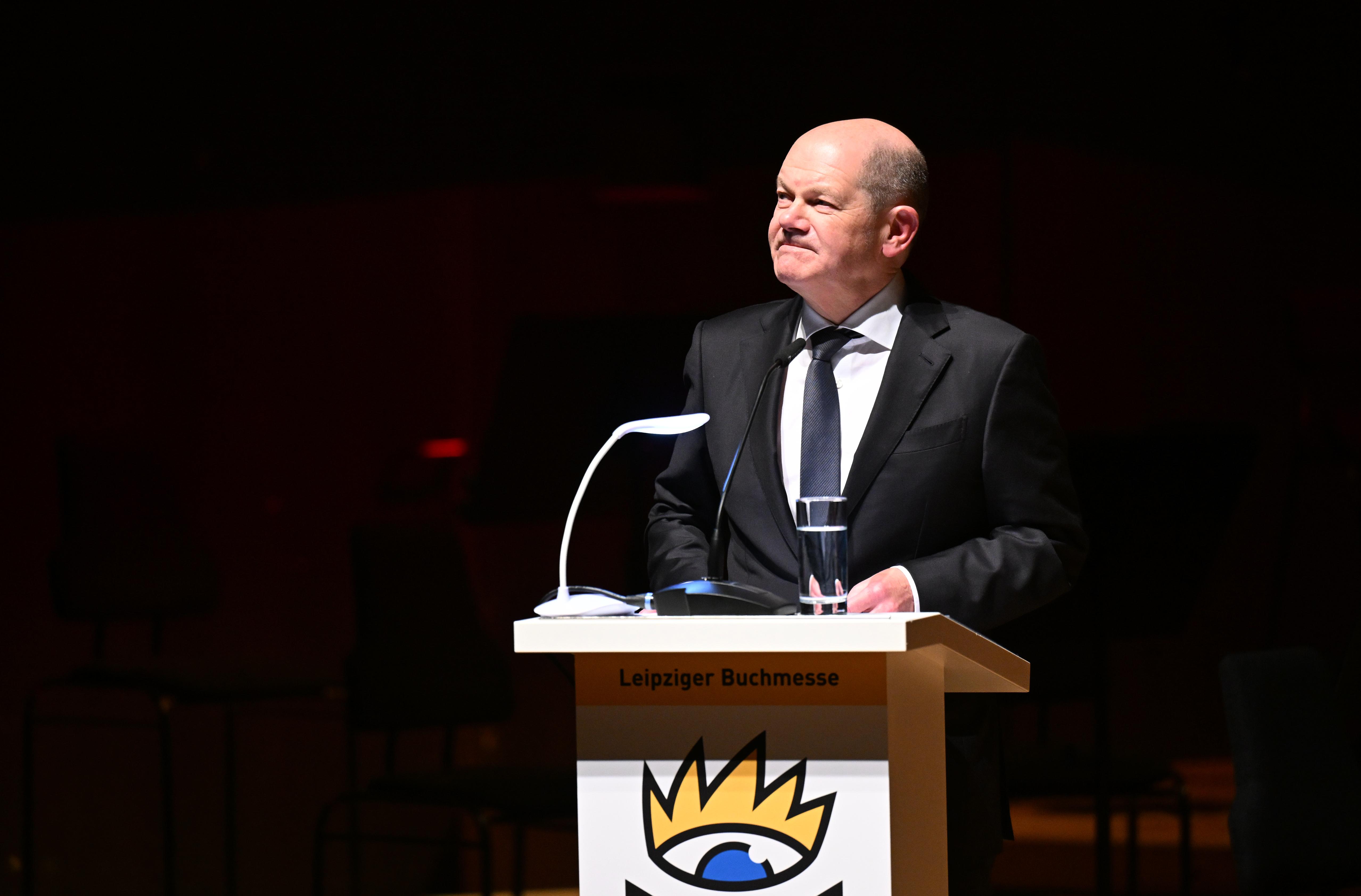 Der Politiker am Rednerpult 