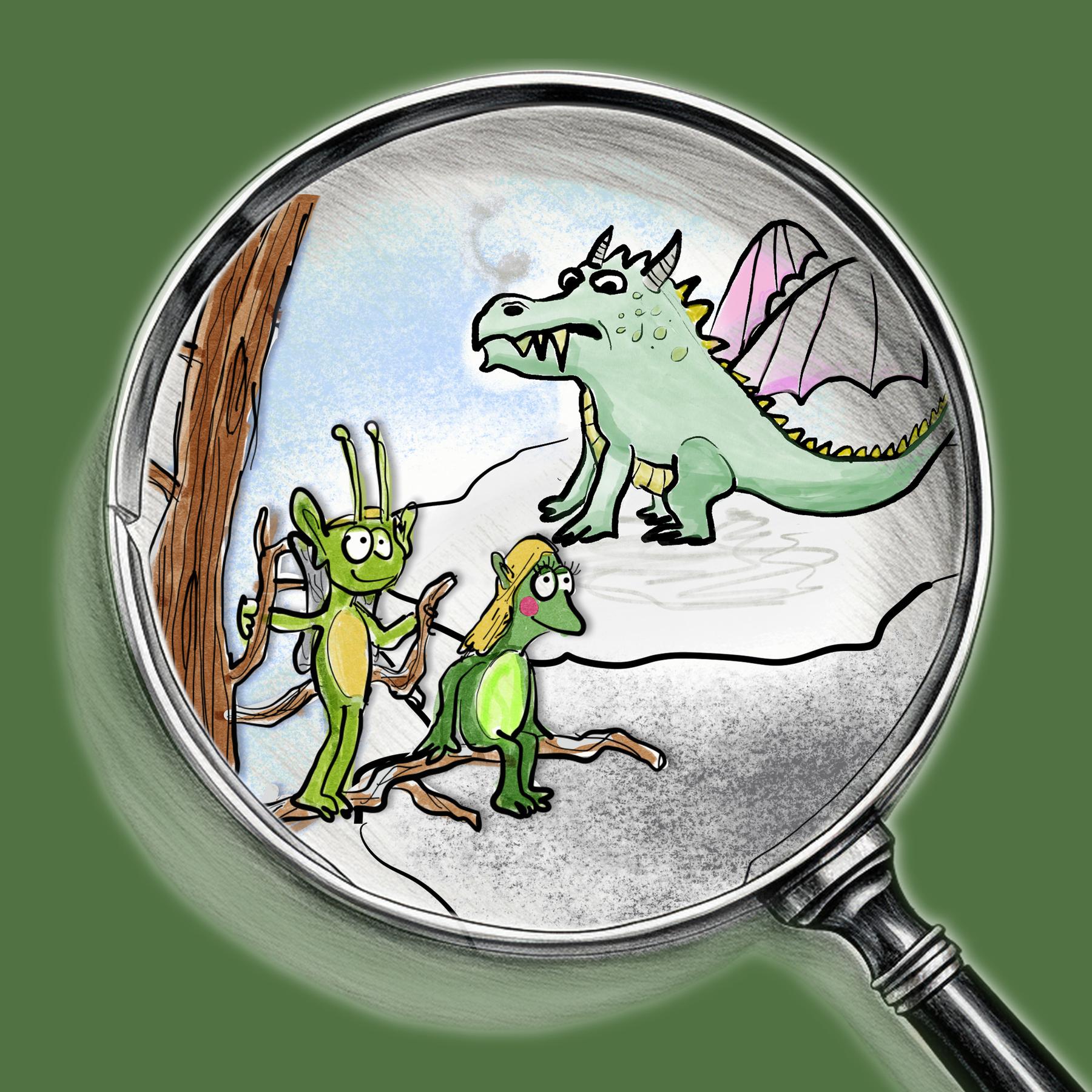 Elfenzauber: der Drache