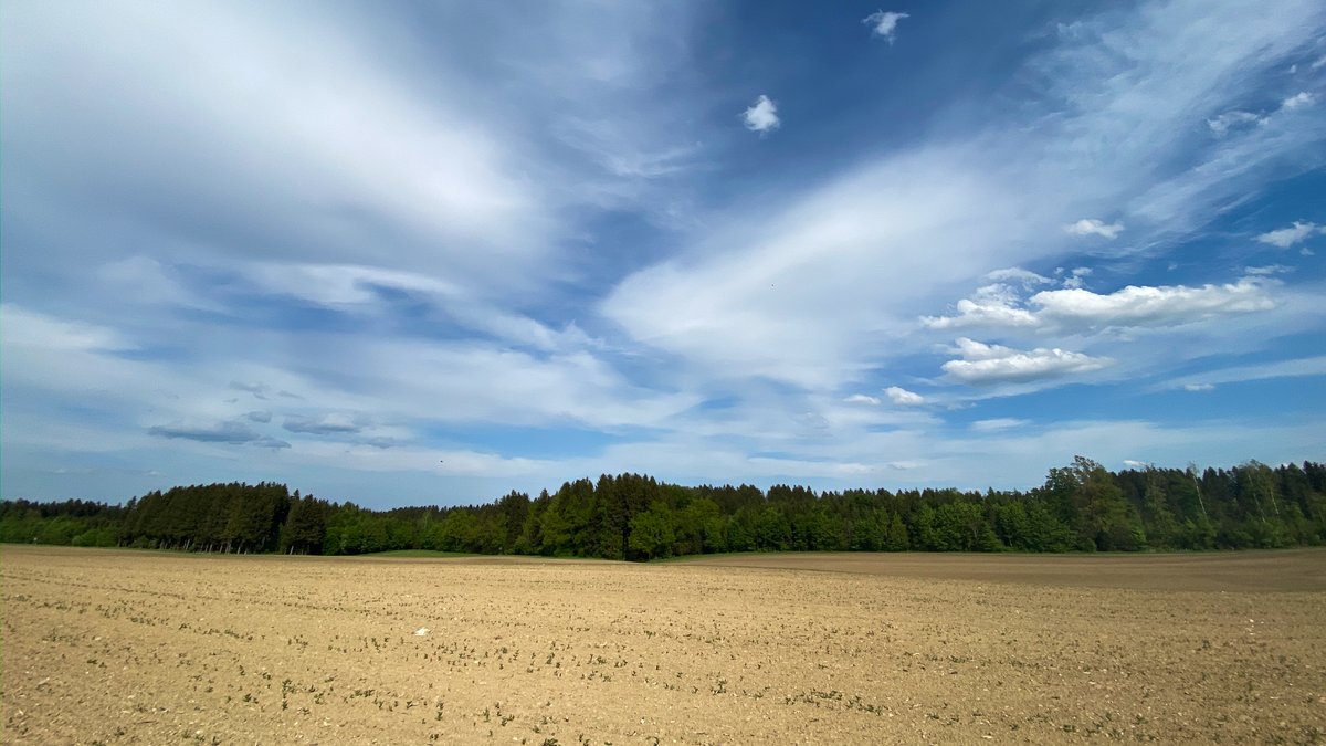 Feld in Bayern