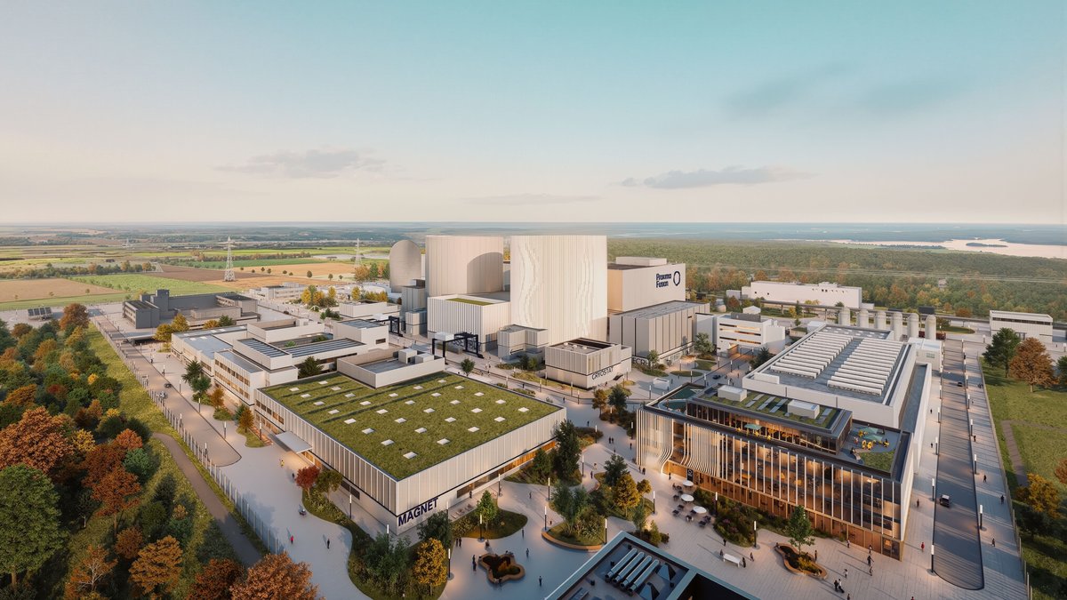 Illustration des des geplanten Fusionsreaktors "Stellaris" in Gundremmingen