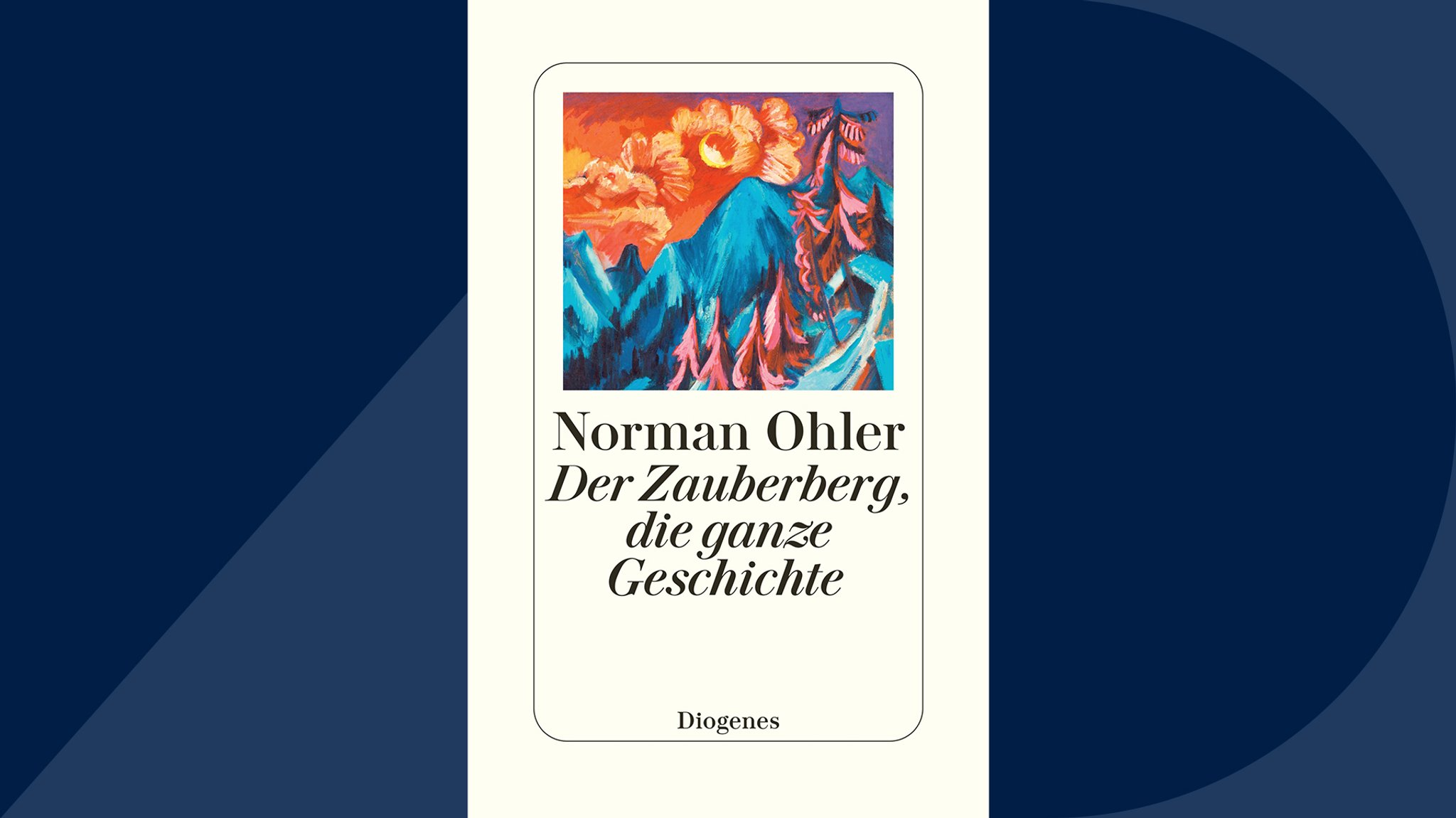 "Der Zauberberg, die ganze Geschichte" von Norman Ohler ist am 25. September 2024 bei Diogenes erschienen.