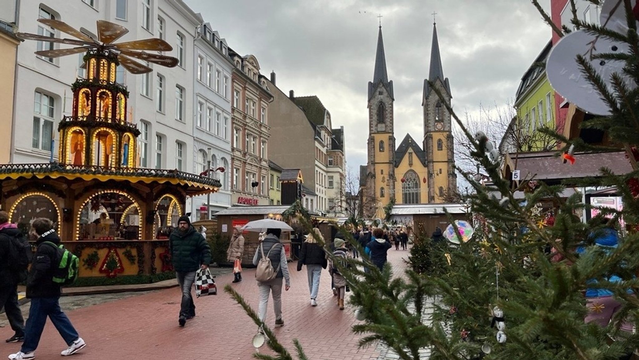 Weihnachtsmarkt in Hof