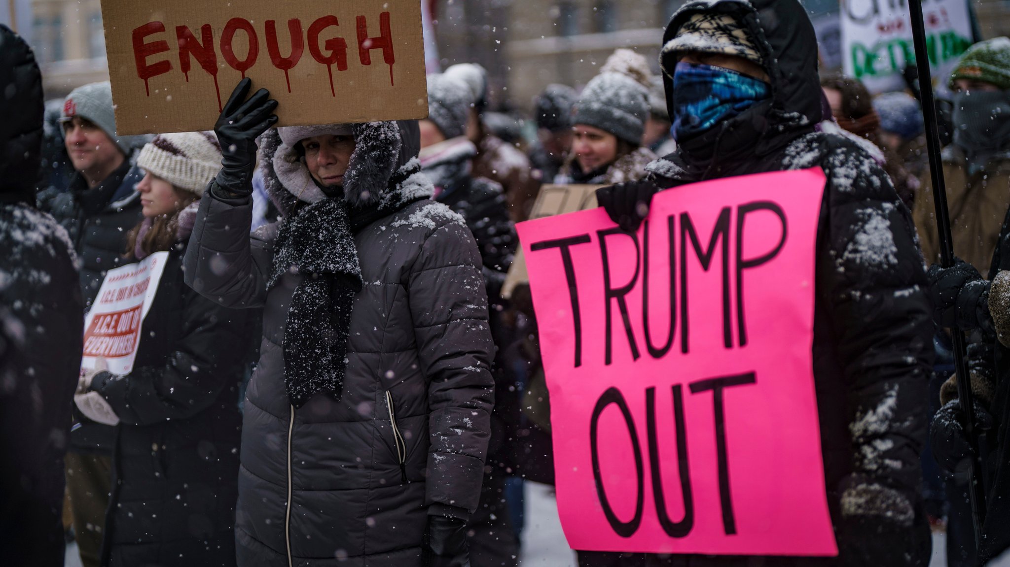 Von Grönland bis Minneapolis: Kippt die Stimmung gegen Trump?
