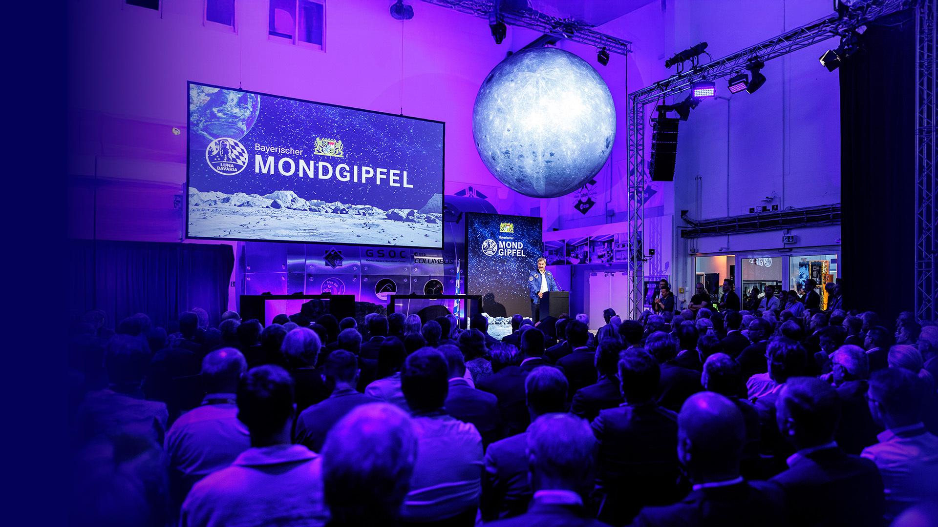 (Symbolbild) Welche Rolle spielt Bayern künftig bei Mondmissionen? 