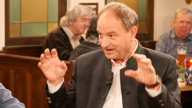 Pfarrer Rainer Maria Schießler am BR Sonntags-Stammtisch | Bild: BR/Andreas Schroll Pfarrer Rainer Maria Schießler am BR Sonntags-Stammtisch