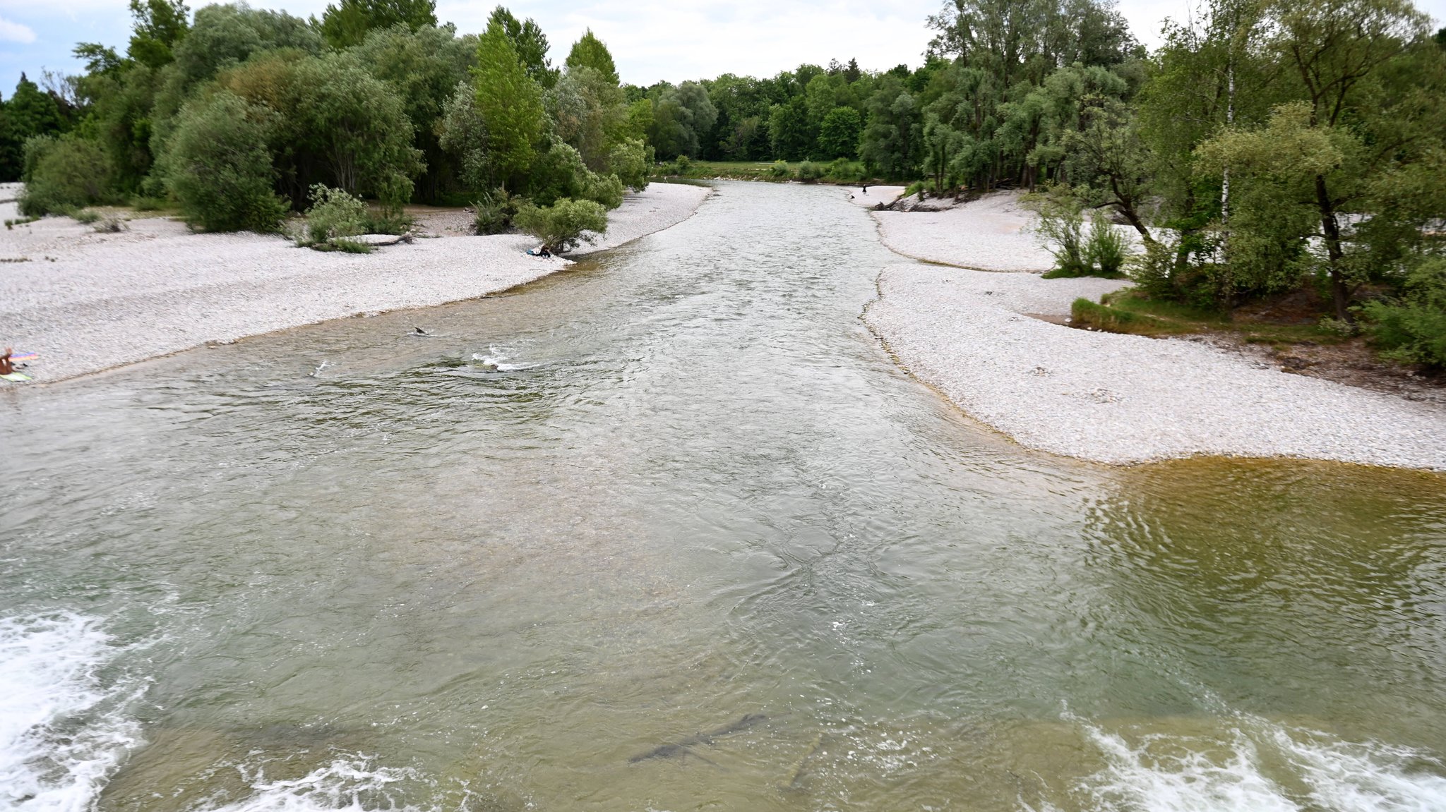 Niedrigster je gemessener Pegel an der Isar bei Plattling