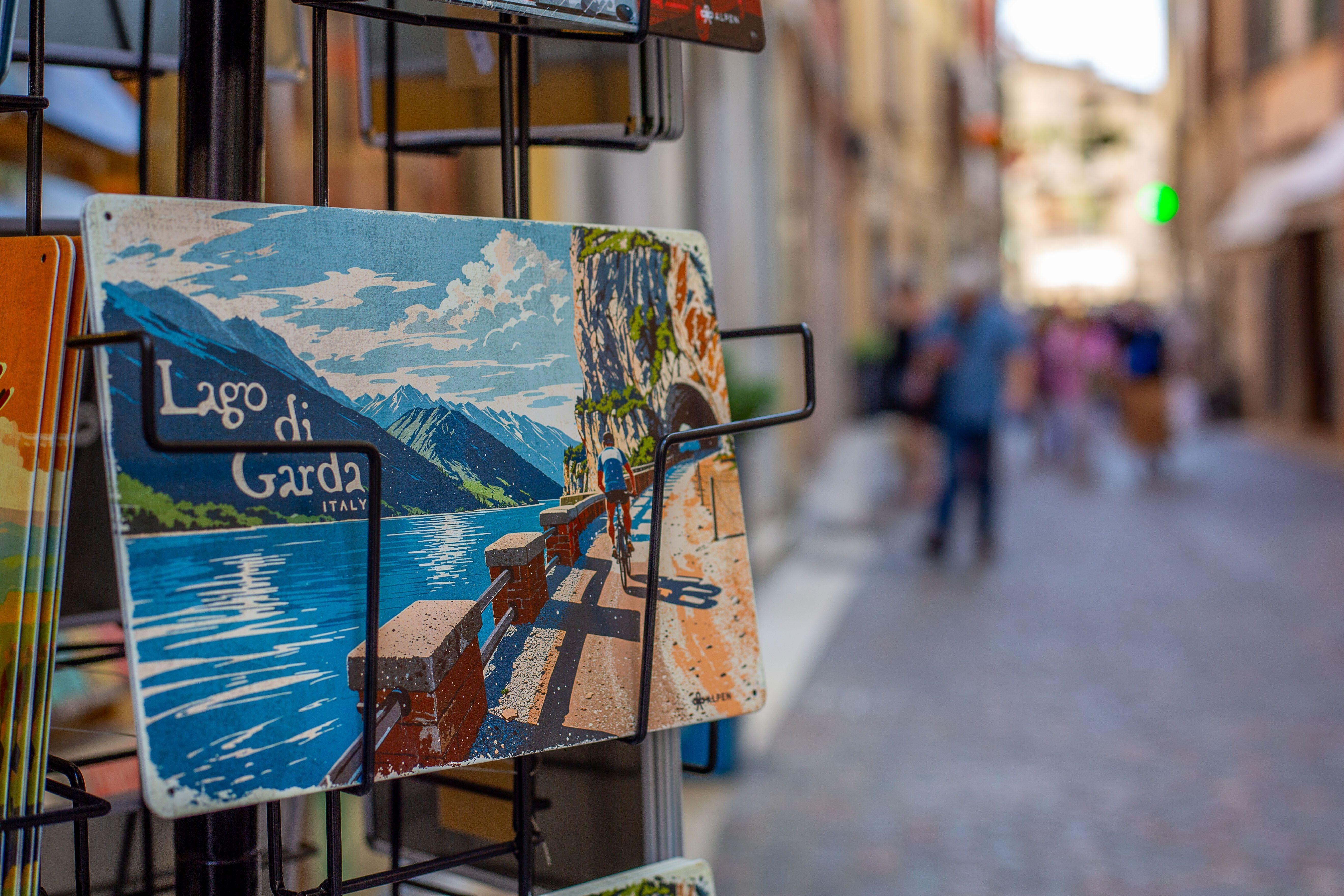 Postkarte vom Gardasee - ein beliebtes Ziel in den Osterferien