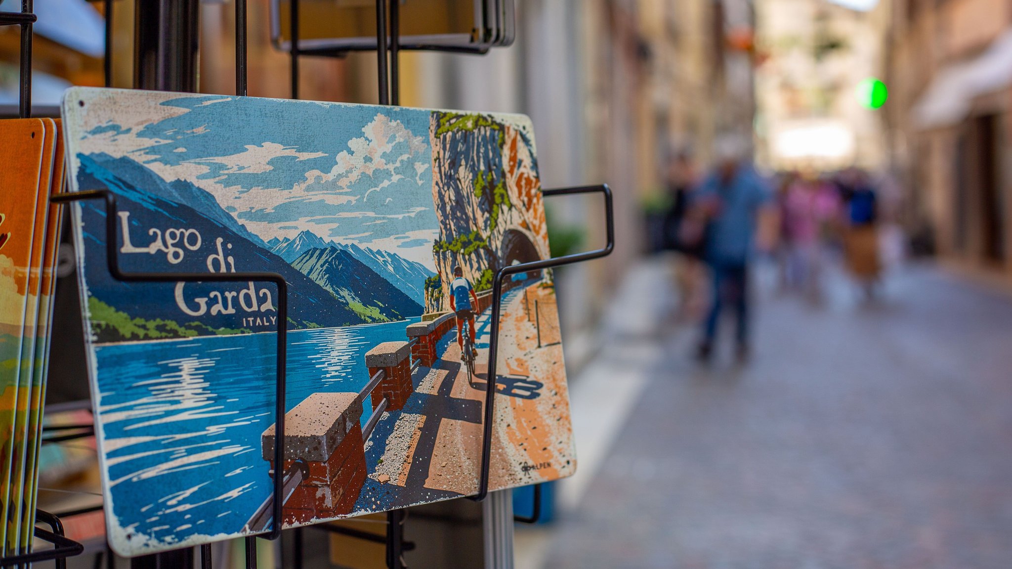 Postkarte vom Gardasee - ein beliebtes Ziel in den Osterferien