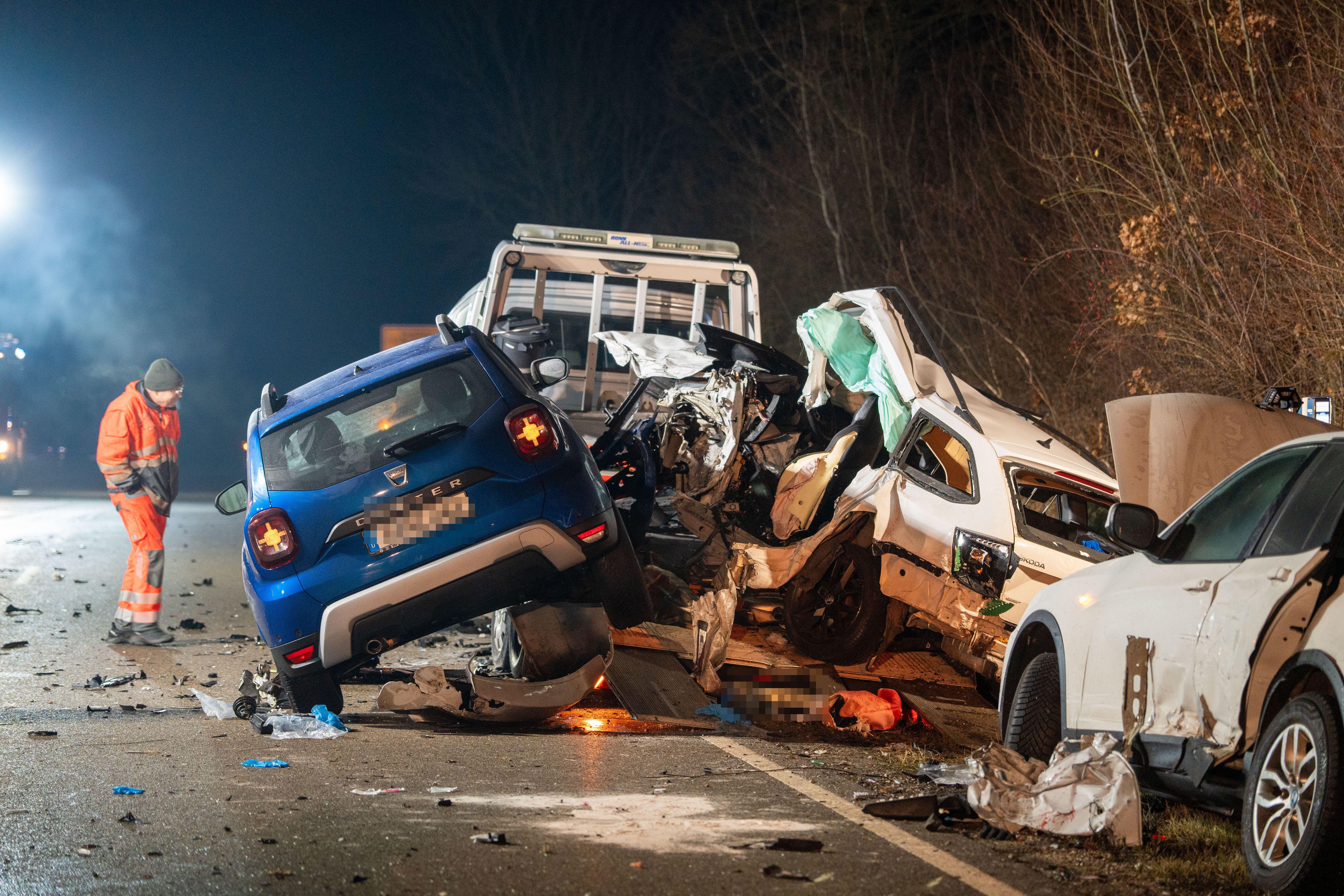 Schwerer Unfall in Mittelfranken kurz vor Weihnachten