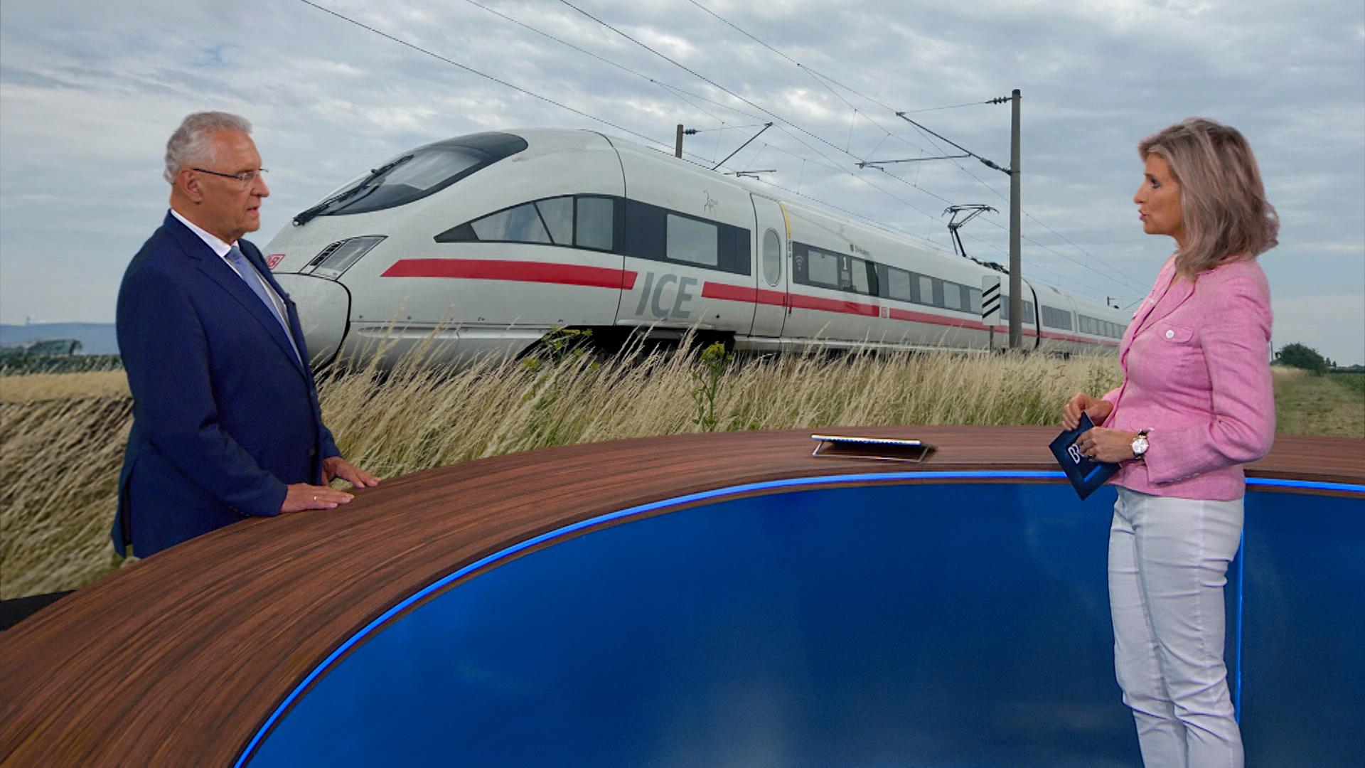 Bayerns Innenminister Joachim Herrmann (CSU) im Interview mit BR24 zum Angriff im ICE in Niederbayern. 