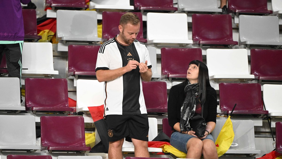 Fan im Deutschlandtrikot
