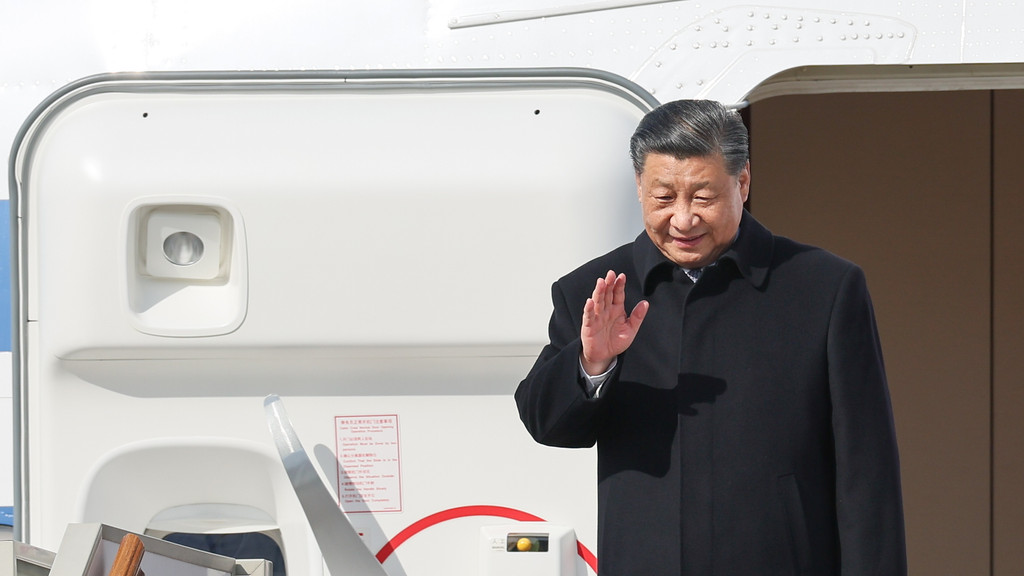 Xi kommt in Moskau an