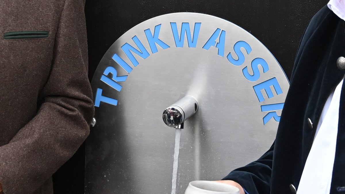 Heuer neu: Trinkwasser-Brunnen auf der Wiesn
