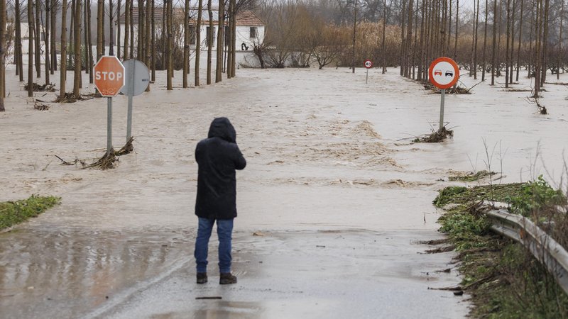 Überflutungen in Andalusien am 5. Februar 2026 | Bild: pa/dpa/Alex Camara Überflutungen in Andalusien am 5. Februar 2026