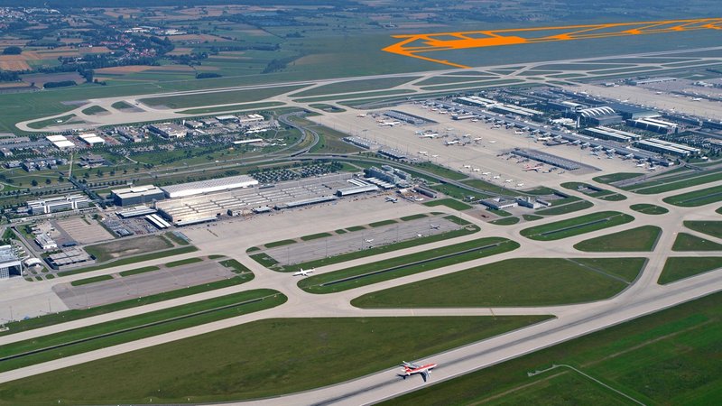 Luftbild vom Flughafen München | Bild: BR/Flughafen München GmbH Luftbild vom Flughafen München
