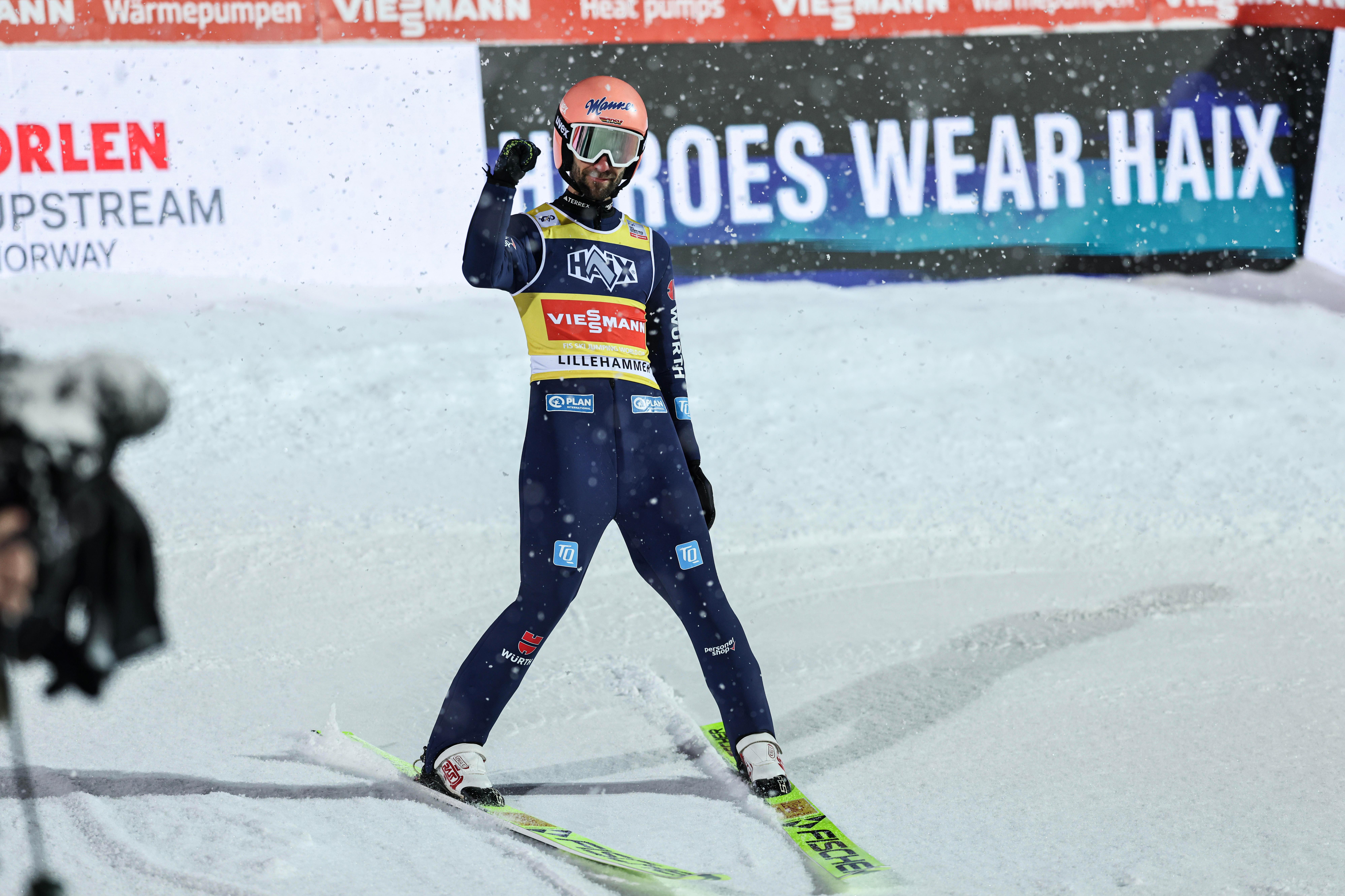 Skispringer Pius Paschke in Lillehammer