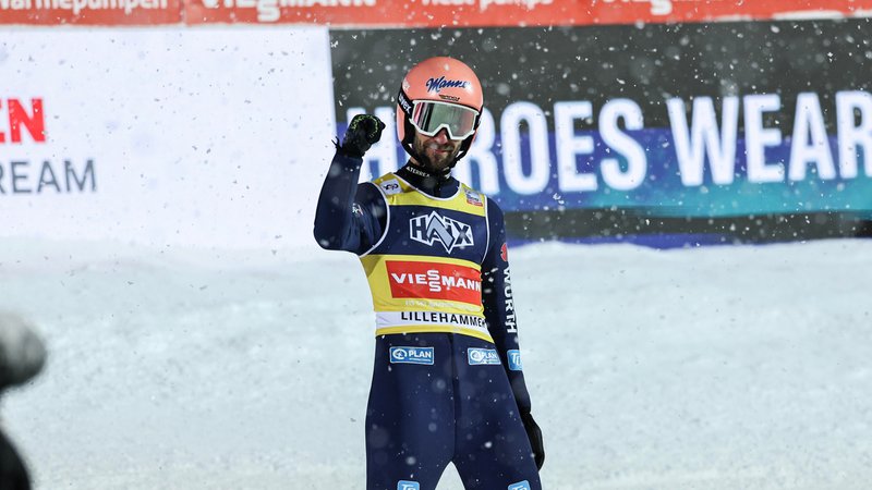 Skispringer Pius Paschke in Lillehammer | Bild: picture alliance / NTB | Geir Olsen Skispringer Pius Paschke in Lillehammer