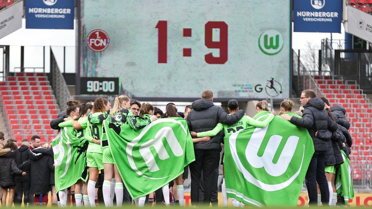 Deftige Niederlage: Wolfsburg überrollt Nürnberg-Frauen