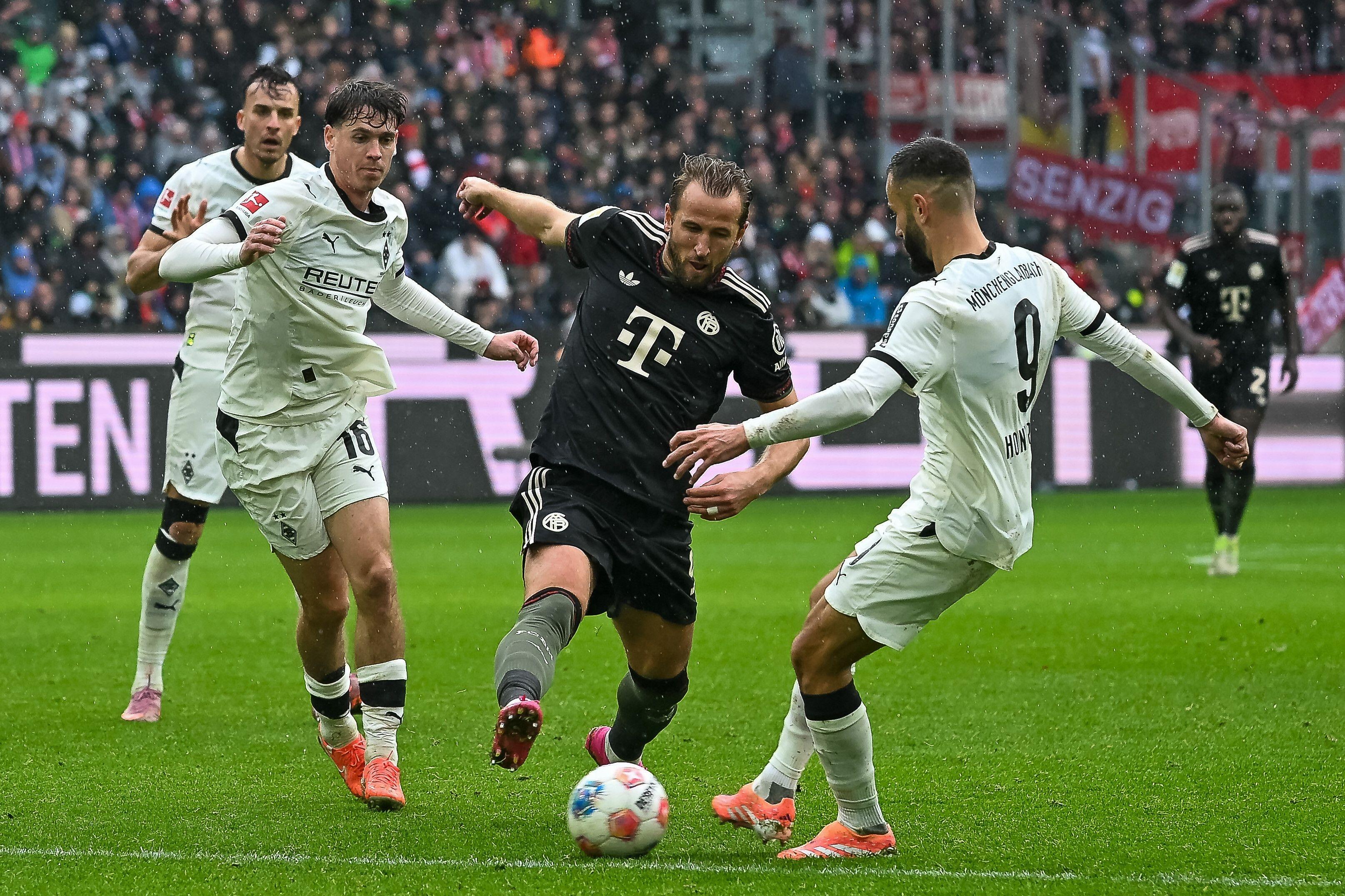 Spielszene Borussia Mönchengladbach - FC Bayern