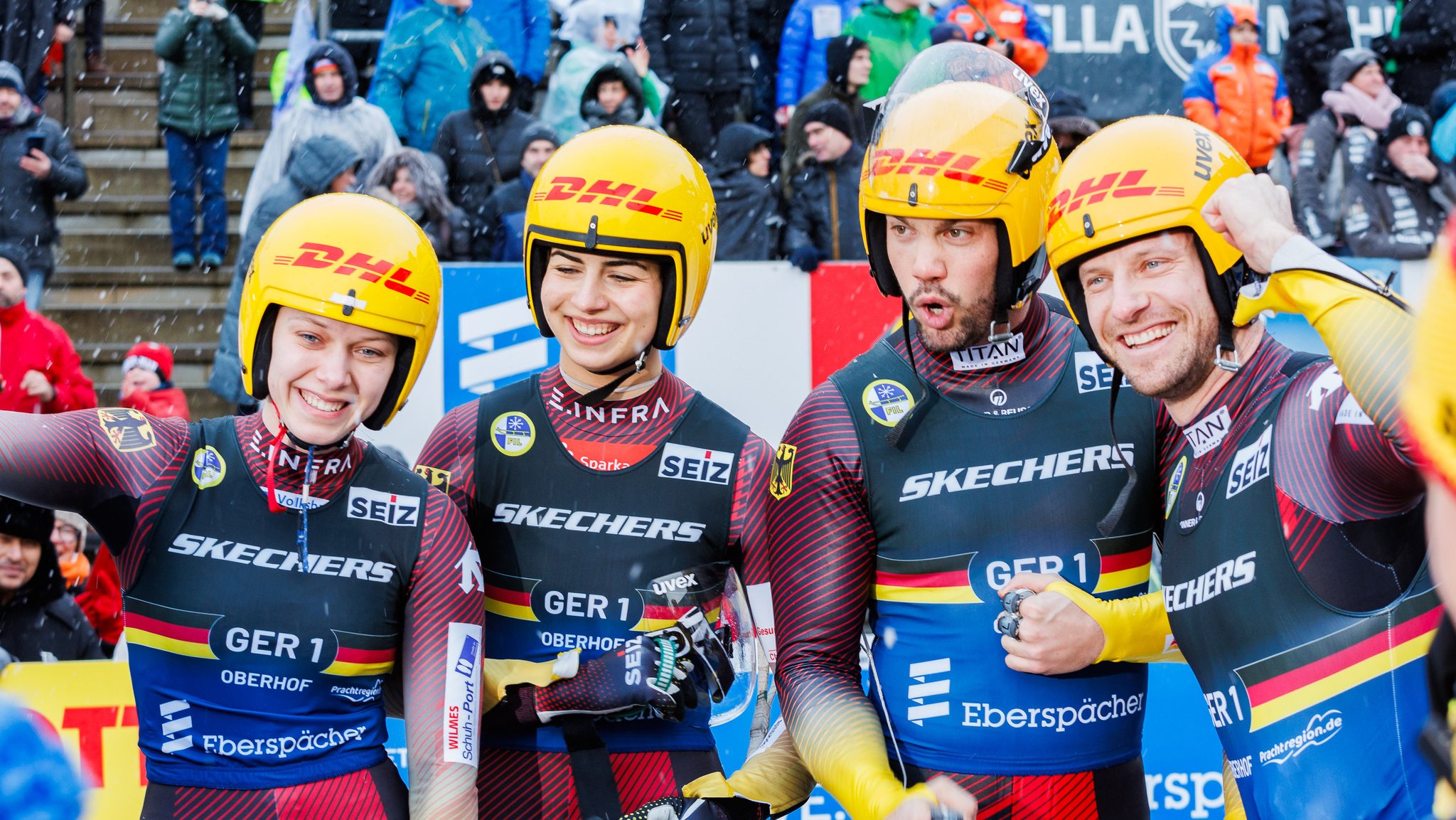 Wintersport-Ticker: Gold und Silber für deutsche Rodel-Teams