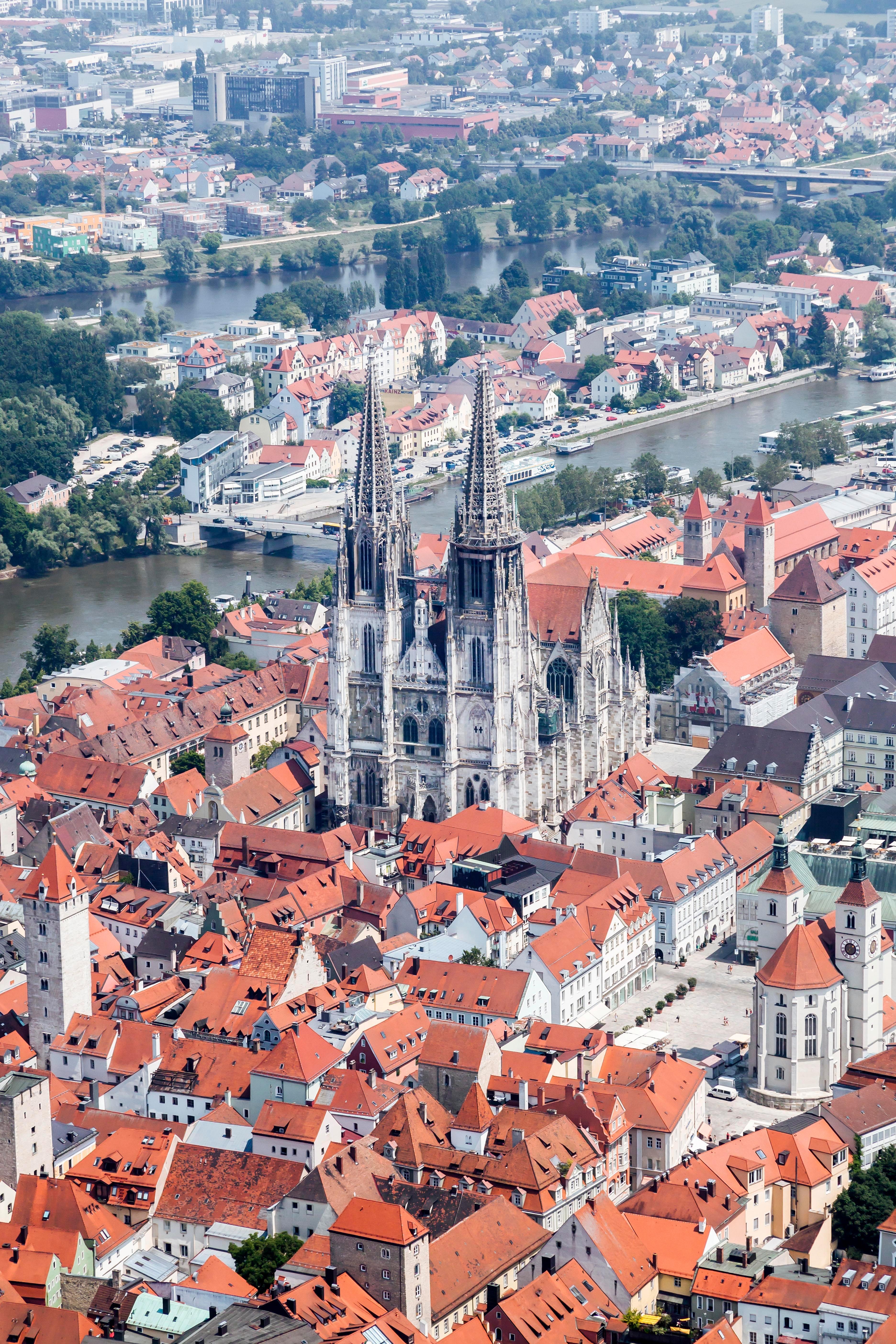 Häuserschluchten im mittelalterlichen Regensburg