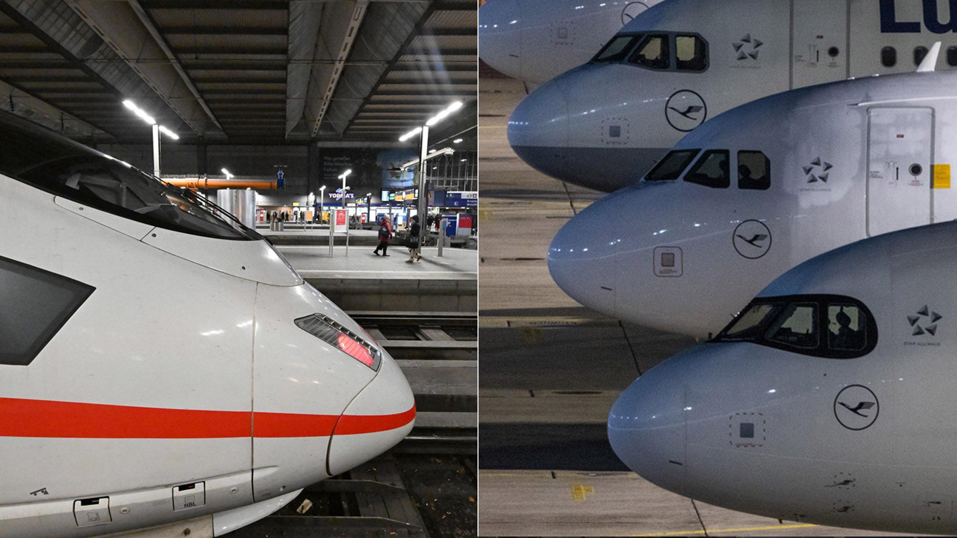 Bayern Lahmgelegt? Streiks Bei Bahn Und Lufthansa | BR24