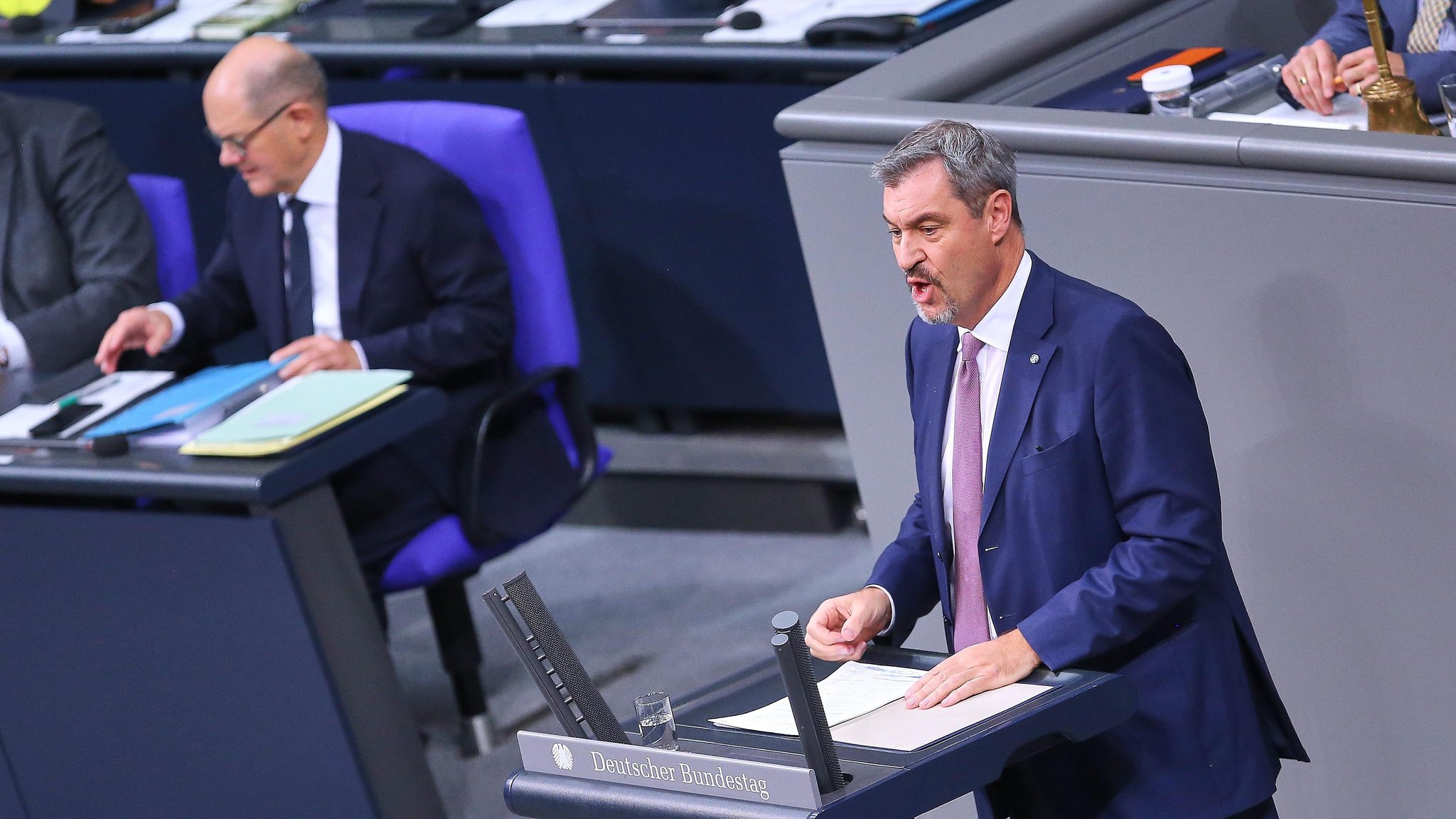 Söder spricht im Bundestag