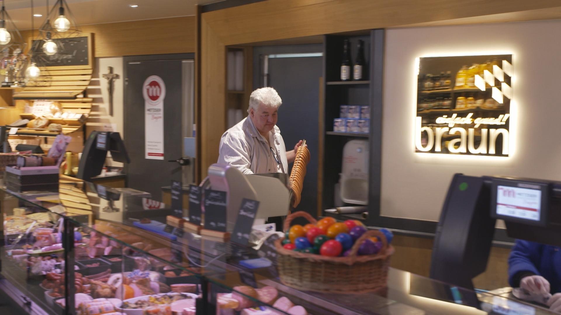 Die Metzgerei Braun in Wiedenzhausen. Lange war nicht klar, ob dieses Familienunternehmen auch in der nächsten Generation existiert.