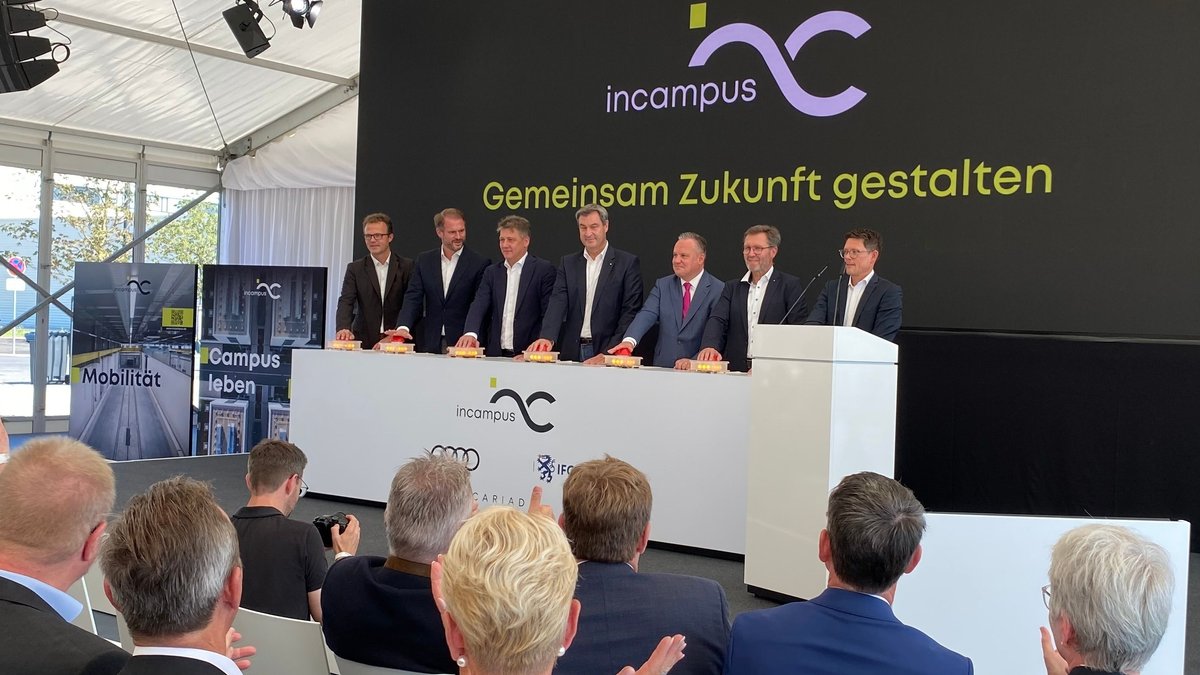Vertreter aus Politik und Wirtschaft eröffneten am 15.09.23 offiziell den Ingolstädter Technologiepark "IN Campus". 