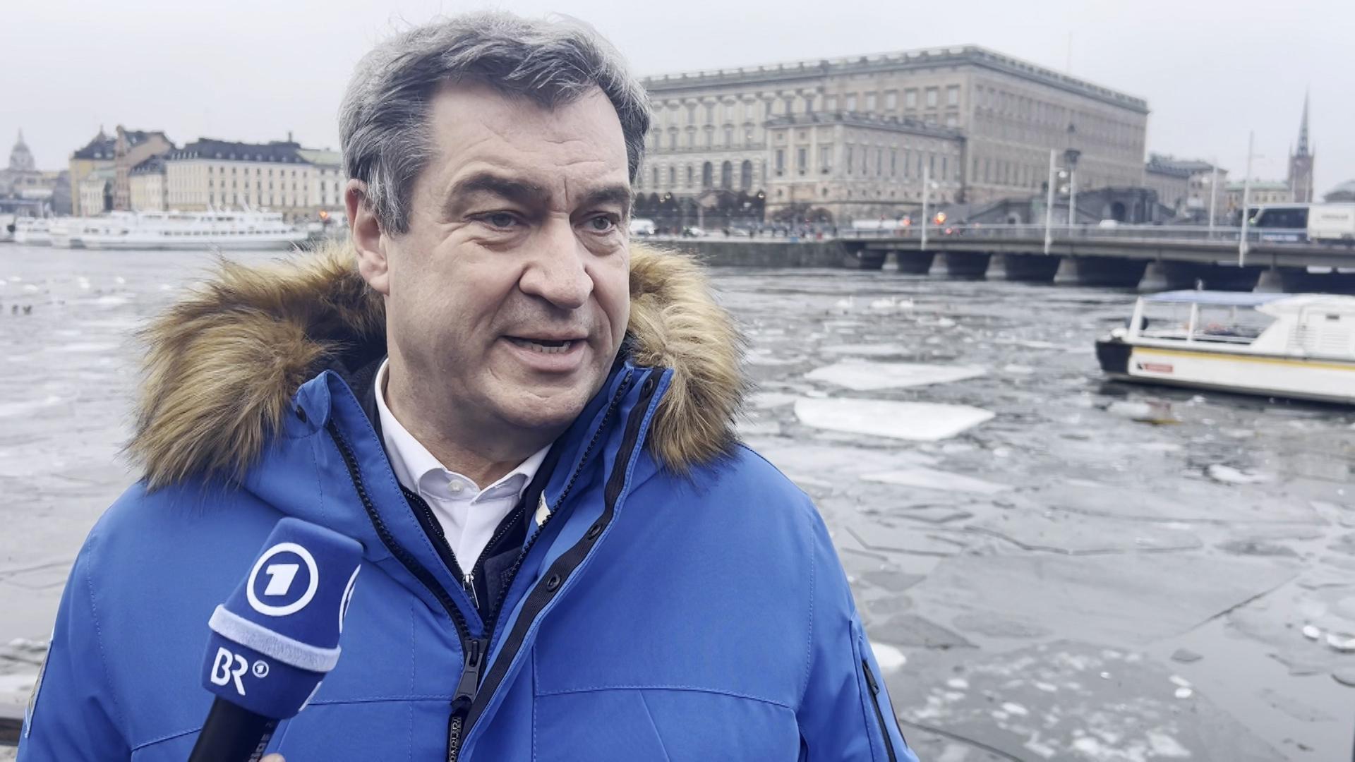 Markus Söder in Stockholm