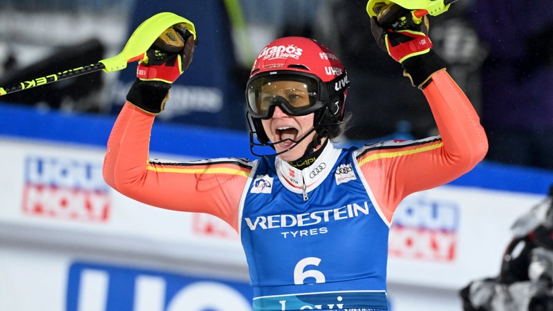 Lena Dürr 2024 in Levi | Bild: picture-alliance/dpa Lena Dürr 2024 in Levi