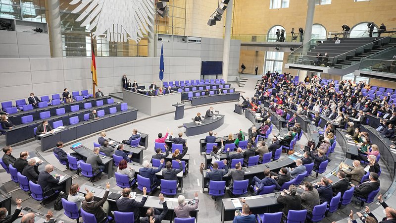 Debatte im Bundestag (Symbolbild). 