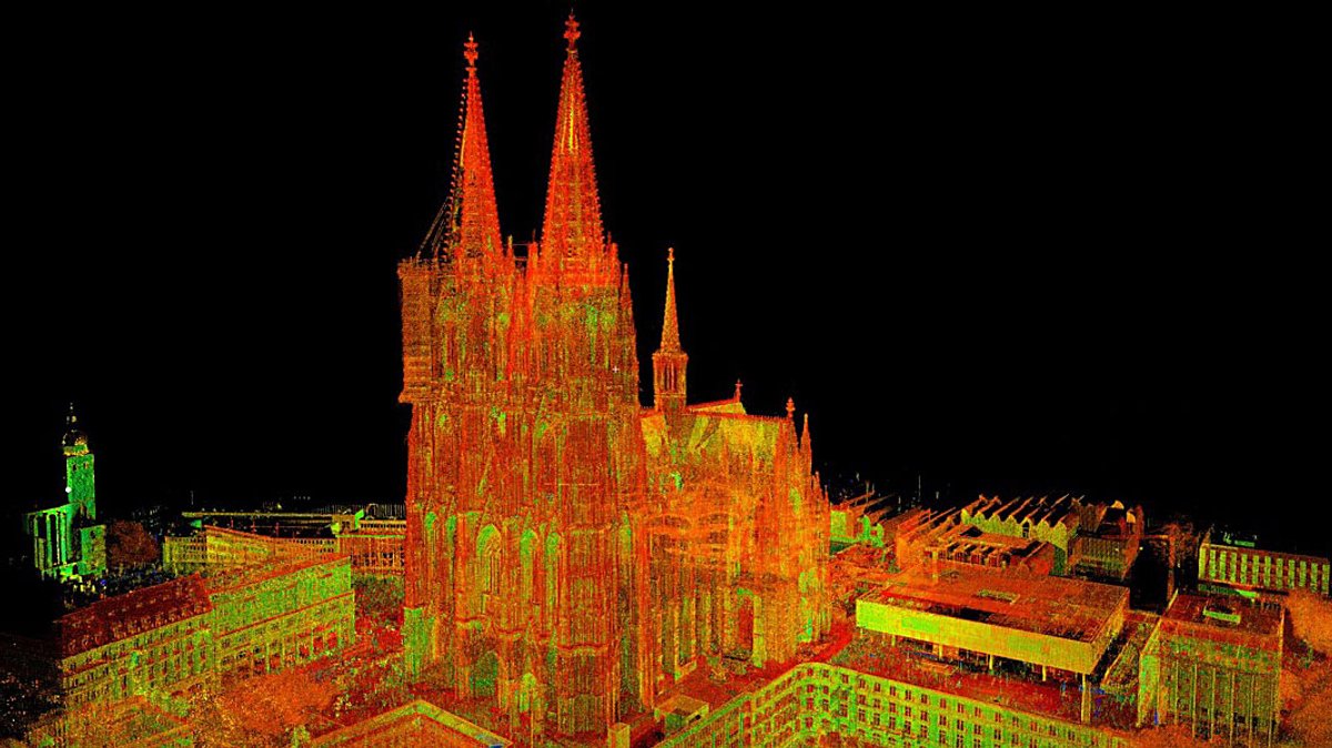 3D-Modell des Kölner Doms