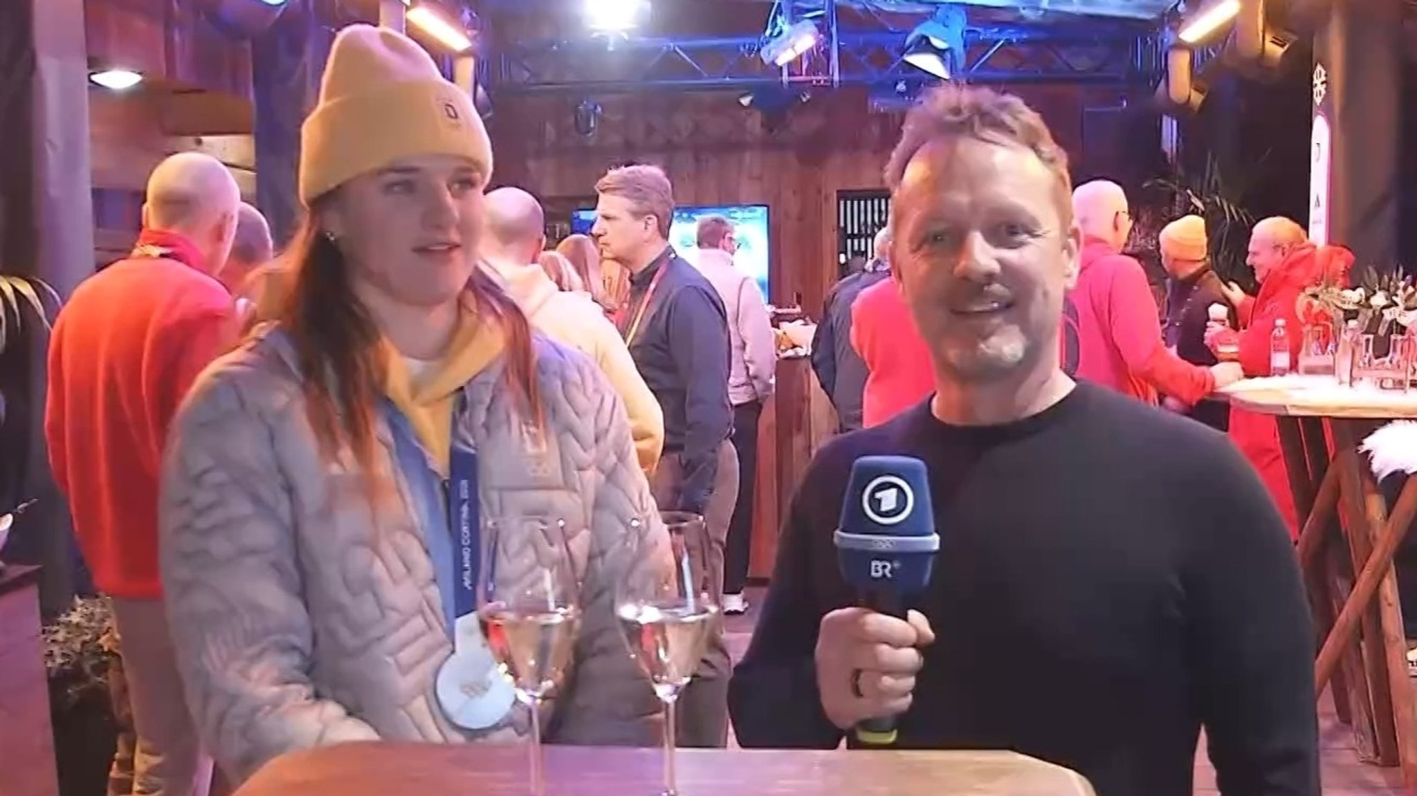 Emma Aicher im deutschen Haus