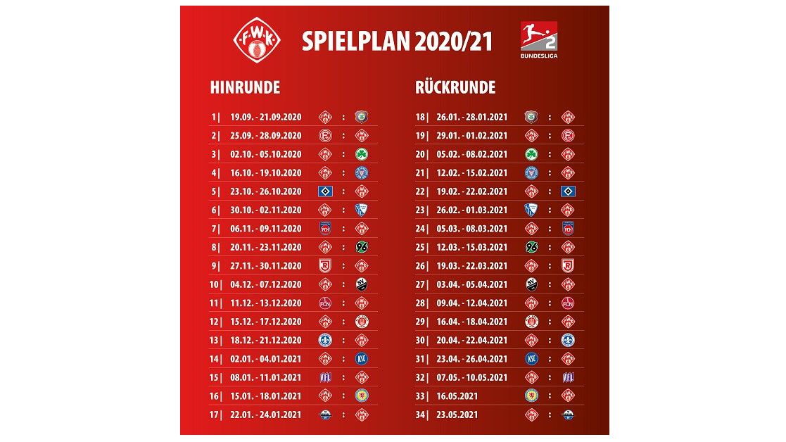 Zweite Bundesliga Spielplan Fur Wurzburger Kickers Steht Fest Br24