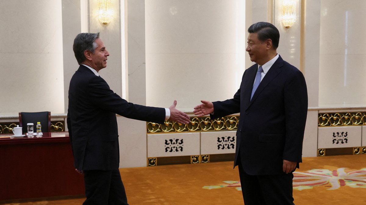 Schwierige China-Reise: Blinken trifft Staatschef Xi Jinping